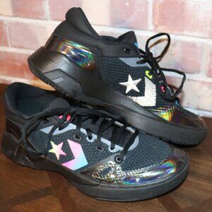 Converse G4 Iridescent Celebrity Rivalry Basketball Shoes Mens 8.5 Womens 10